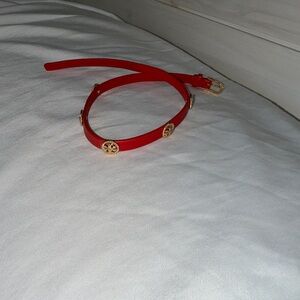 Tory Burch, leather double wrap wristlet  NBNT